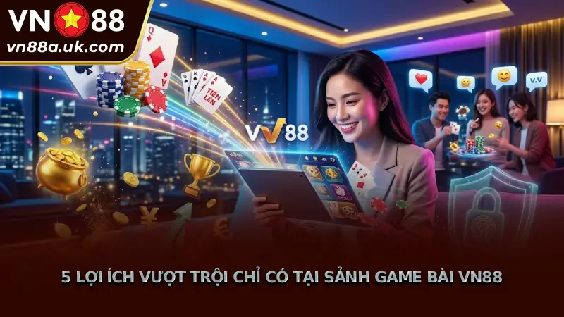 Sảnh Đấu Trí 3D Game Bài VN88 - Sân Chơi Thượng Thừa 5 Lợi Ích Vượt Trội Chỉ Có Tại Sảnh Game Bài VN88