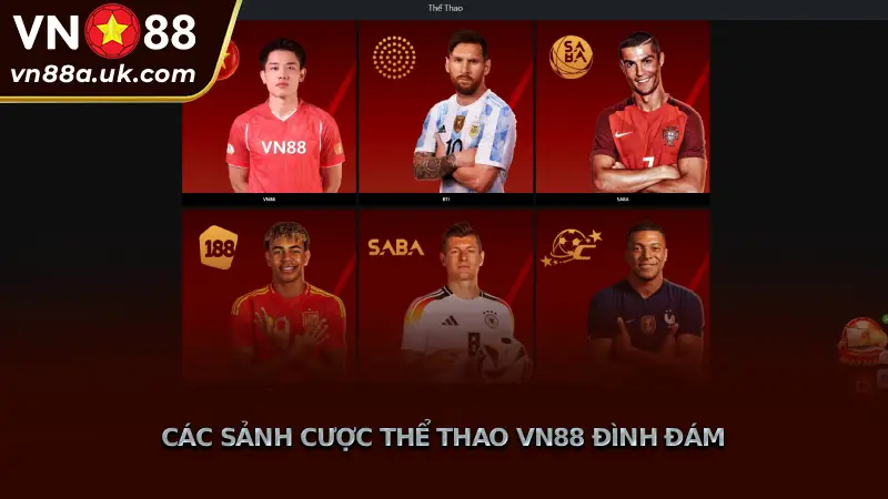Tỷ Lệ Thắng Kèo Thể Thao VN88 Cao và Trả Thưởng Nhanh Các Sảnh Cược Thể Thao VN88 Đình Đám