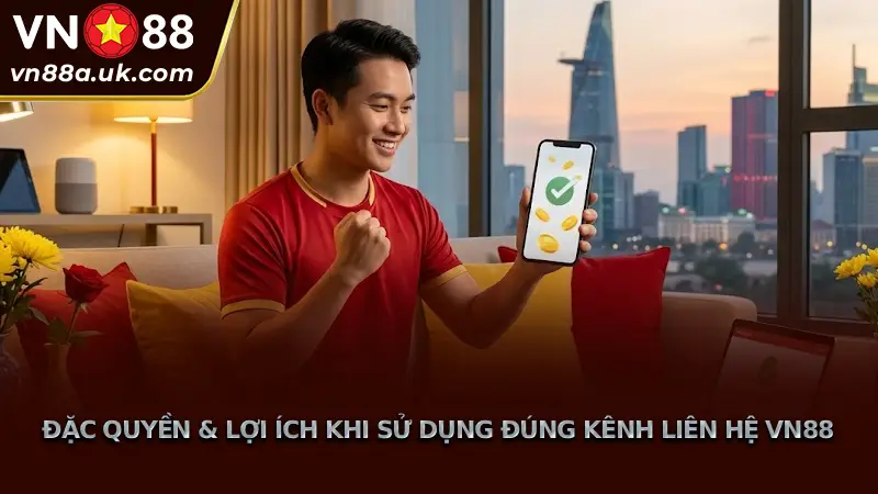 Các Kênh Liên Hệ VN88 Chính Thức, Trực Chiến 24/7 Tại VN88 Đặc Quyền & Lợi Ích Khi Sử Dụng Đúng Kênh Liên Hệ VN88
