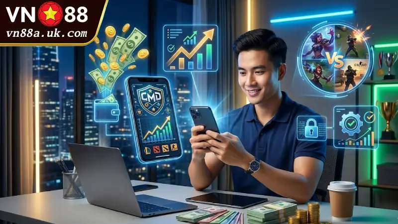 CMD Esports VN88 | Sảnh Cược Dễ Mẹo Bắt Kèo Nhất 2026 Lợi Ích "Khủng" Khi Đầu Tư Kèo Tại CMD Esports VN88