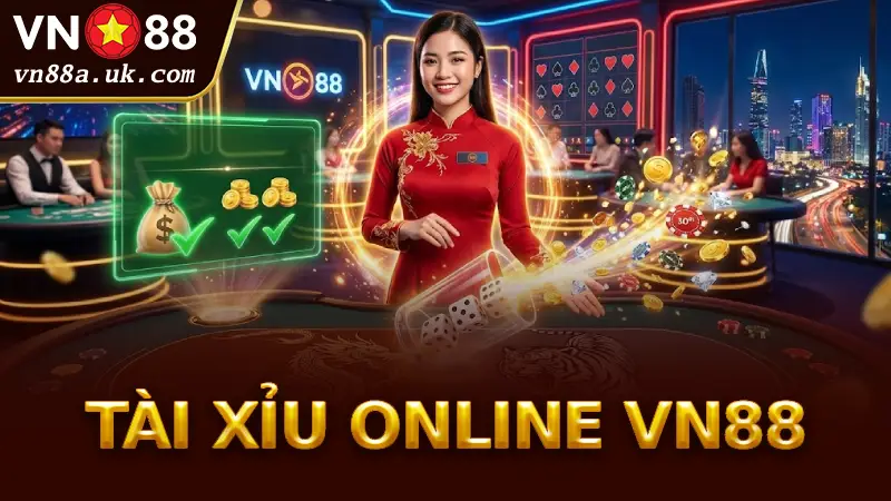 Sảnh Tài Xỉu Online VN88 Đỉnh Cao và Trả Thưởng Xanh Chín