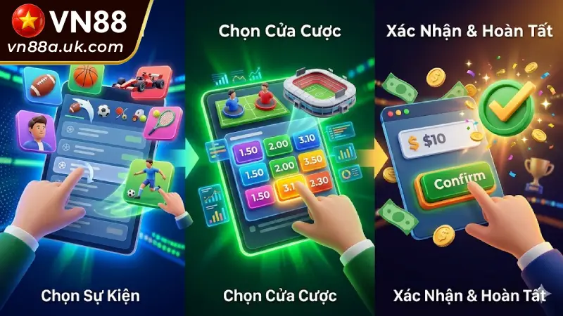 Bí Quyết Chơi Số Đề Lào VN88: Tỷ Lệ Ăn Khủng, Thắng Lớn Cách Đặt Cược Chuẩn Xác, Săn Thưởng Lớn Trong 3 Bước