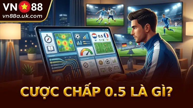 Cược chấp 0.5 là gì? Cẩm nang soi kèo từ A-Z cùng VN88 Cược chấp 0.5 là gì? Cẩm nang soi kèo từ A-Z cùng VN88